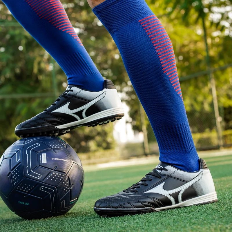 

Men's soccer shoes high ankle soccer shoes BUFEIPAk women's soccer shoes Botas De Futbol socks non-slip shoes