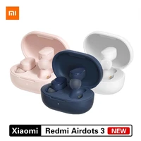 2021 new xiaomi redmi airdots 3 wireless bluetooth 5 2 charging earphone in ear stereo bass earphones ture wireless earbuds