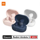 Наушники-вкладыши Xiaomi Redmi AirDots 3, беспроводные, Bluetooth 2021, стерео, с басами, 5,2