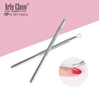 1 шт., УФ-гель для ногтей Arte Clavo, нержавеющая сталь