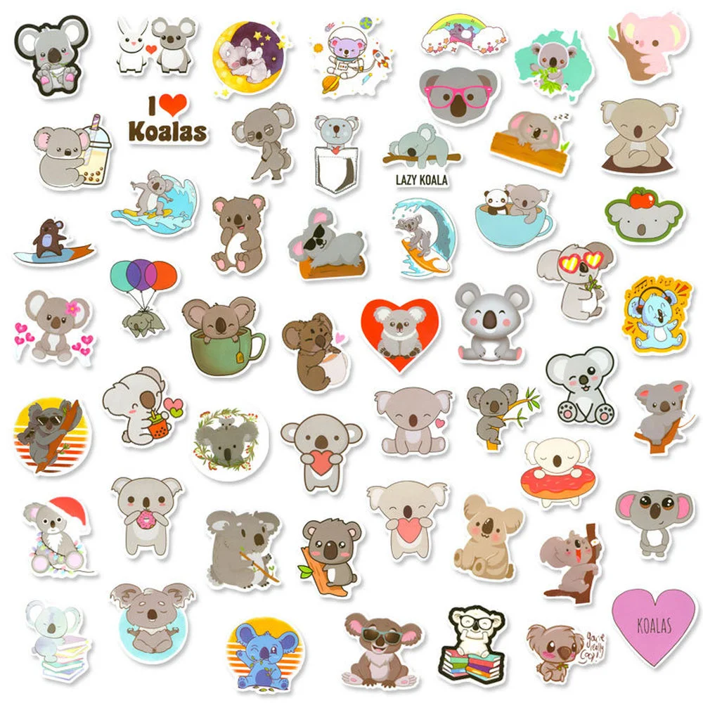 

10/50 шт., водонепроницаемые наклейки для ноутбука, скейтборда