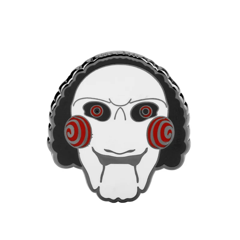 2020 Хэллоуин фильм бензопила Fright killer брошь эмалированный штифт значок булавки на