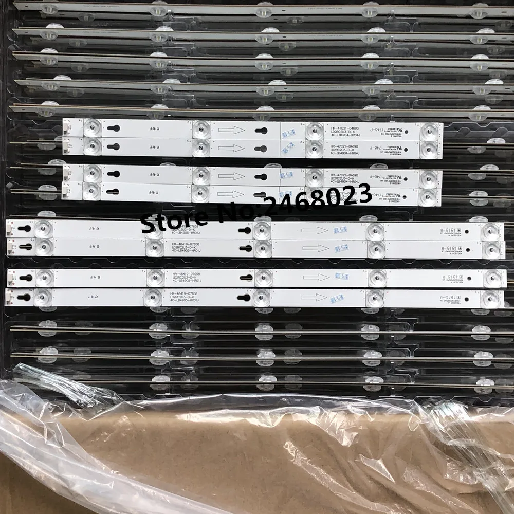 Оригинальная осветительная панель TCL D49A620U 49A660U L49P2-UD Light Bar 49HR330M05A/B0 V6 4C-LB4904-HR04J