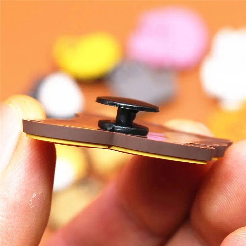 1pcs PVC Shoe Charms Shoes Accessories Cute Animals Croc Shoe Buckle Decoration Shoe Ormaments fit JIBZ Party Kid's Gifts U63