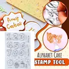 Силиконовый штамп для выпечки тортов, прозрачный, резак для тиснения