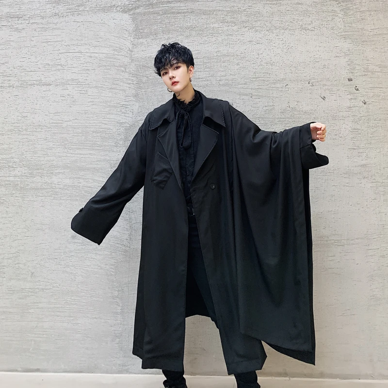 Новинка весна осень 2020 японская Асимметричная однотонная ветровка в стиле