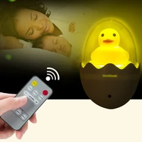 led children night light for kids soft silicone usb rechargeable bedroom decor gift animal chick touch night lamp