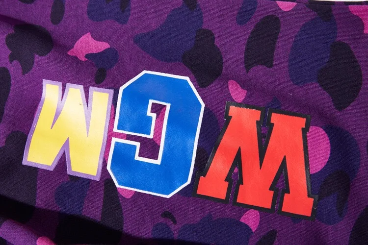

High Quality Bape Shark Printing Camouflage Mens Sports Shorts