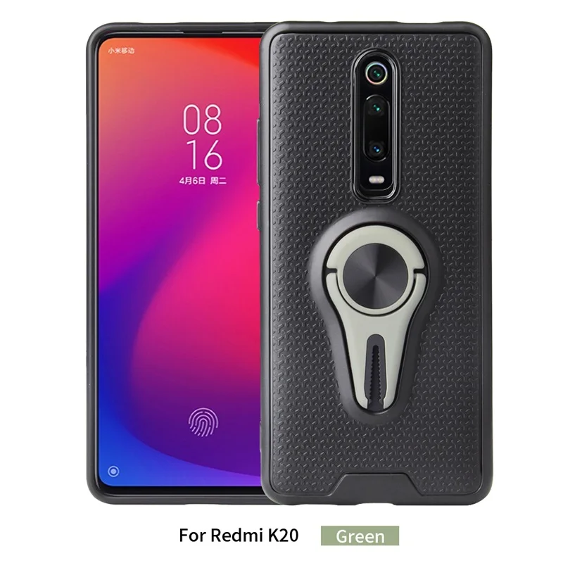 Зеленый Чехол для Xiaomi Mi 9 T, роскошный автомобильный воздушный выход, полное кольцо, магнетизм, задняя крышка для телефона, СПС Xiaomi Mi 9T Pro, чехол, корпус - Цвет: Зеленый