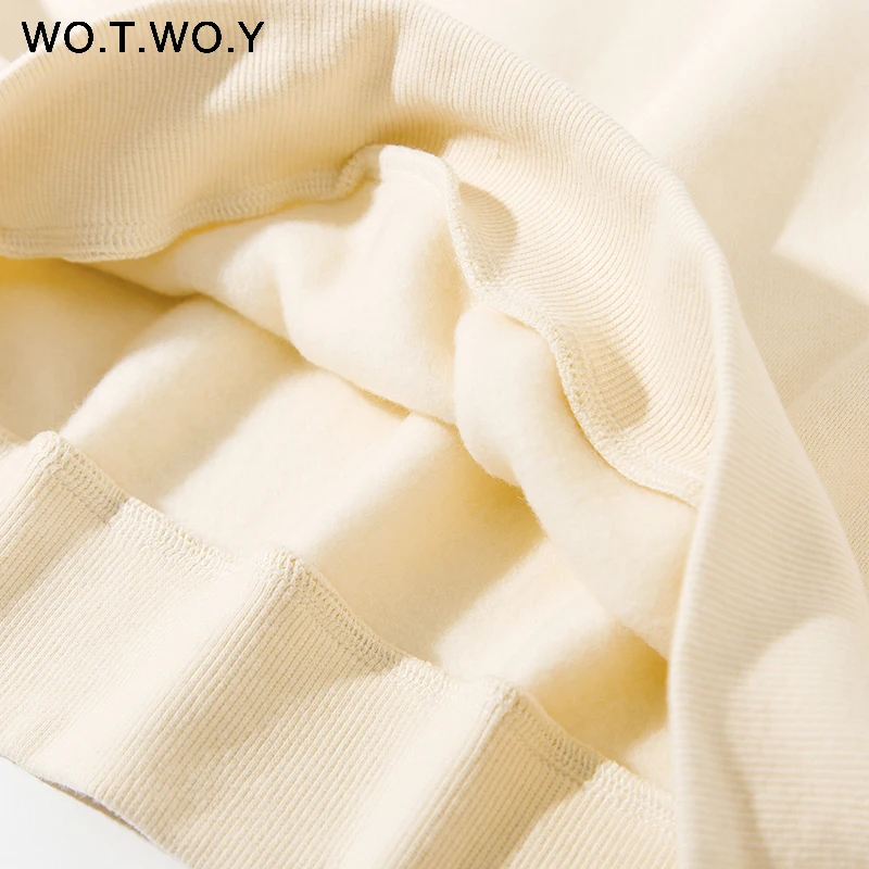 Брюки и топ WOTWOY флисовые для Женский комплект 2 шт. спортивный костюм укороченный