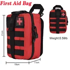 Тактическая аптечка первой помощи для выживания Molle Rip-Away EMT Pouch Bag IFAK Medical Red