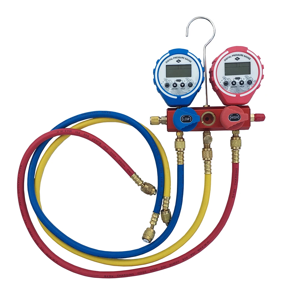 Манометр с цифровым дисплеем вакуумный измеритель давления в трубопроводе для