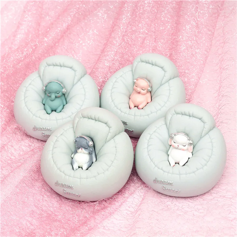 1 шт. Милая копилка для дивана миниатюрные фигурки мультяшных животных