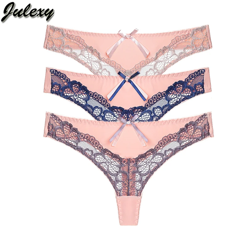 Julexy сексуальные женские стринги прозрачное кружевное нижнее белье в стиле
