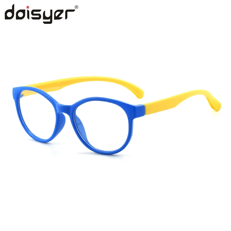 

DOISYER Anti Blue Light Blocking Glasses Kids Frame Fashion Clear Lens Computer Children Eyeglasses