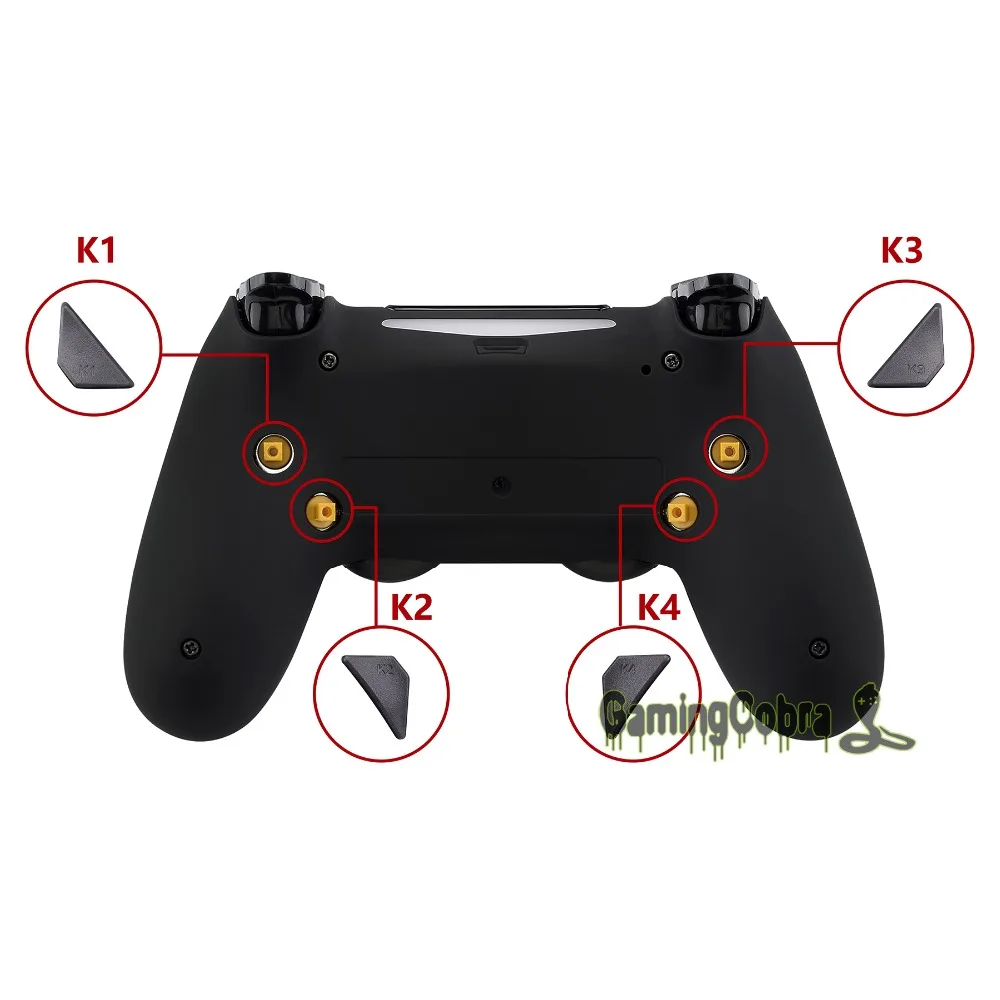 Рассвет программируемый Remap комплект для PS4 тонкий поляризационный фильтр Pro контроллер JDM 040/050/055 w/задняя крышка в виде ракушки и 4 и пуговицами на спине