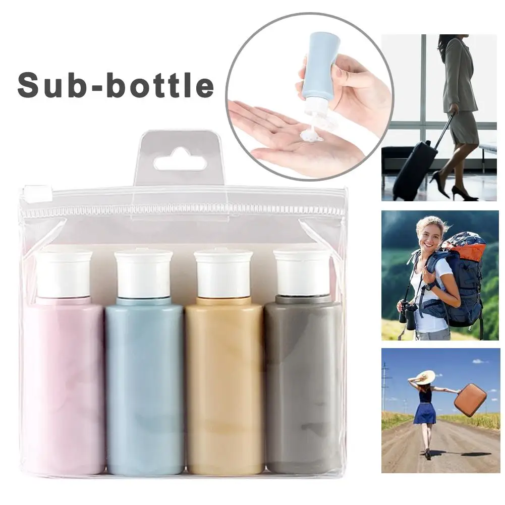 Дорожные суб бутылка силиконовые Портативный легкая мягкая и приятная на ощупь