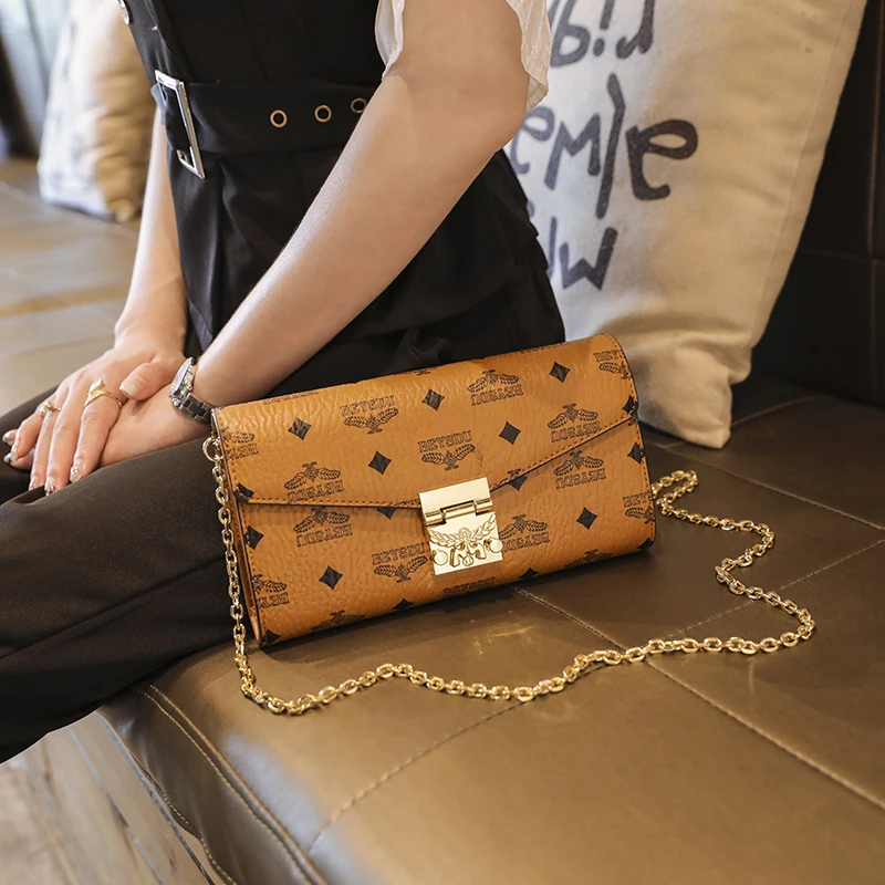 

100% Genuine Leather Fashion Shoulder Bag Luxury Brand Designer Wallet Ladies Lipstick Bag Casual One-shoulder Messenger Bag Gg