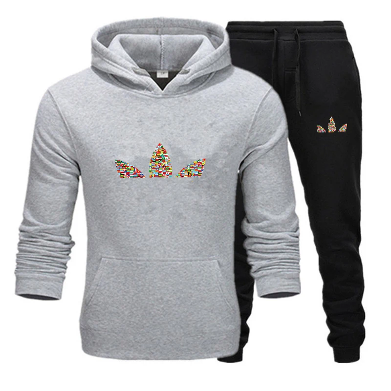 

new Autumn and winter Men's Sets hoodies+Pants PUMA Sport Suits Casual Sweatshirts Tracksuit 2021 Brand Sportswear 263 orders