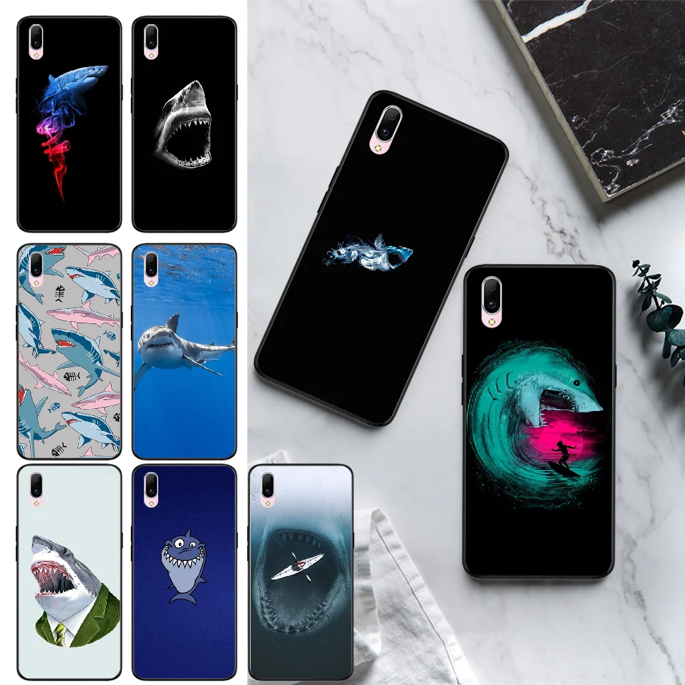 Viviana Animal shark Phone Case For VIVO Y97 95 85 83 81 79 75 71 Y91 U1 91i 81S 81i | Мобильные телефоны и аксессуары