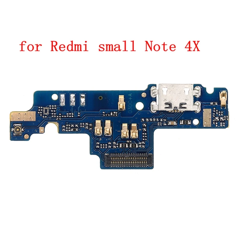 Usb зарядка Нижняя плата гибкий кабель соединительные детали для Xiaomi Redmi Note 3/4/Note 3/4 Pro/4A/5A/4X/2 2A/3S микрофонный модуль - Цвет: small Note 4X
