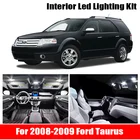 8 шт. белые светодиодные с Canbus интерьер автомобиля Комплект ламп для 2008-2009 Ford Taurus светодиодные внутренние фонари