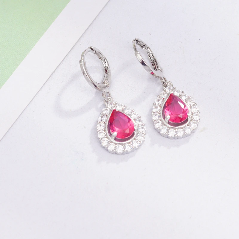 Ювелирные изделия по оптовым ценам серьги в форме капли воды для женщин 6 цветов