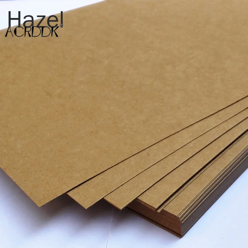 

10 Pcs A4 Postcard Vintage Kraft Paper Blank Greeting Card DIY Hand Painted Graffiti Message Cards FC