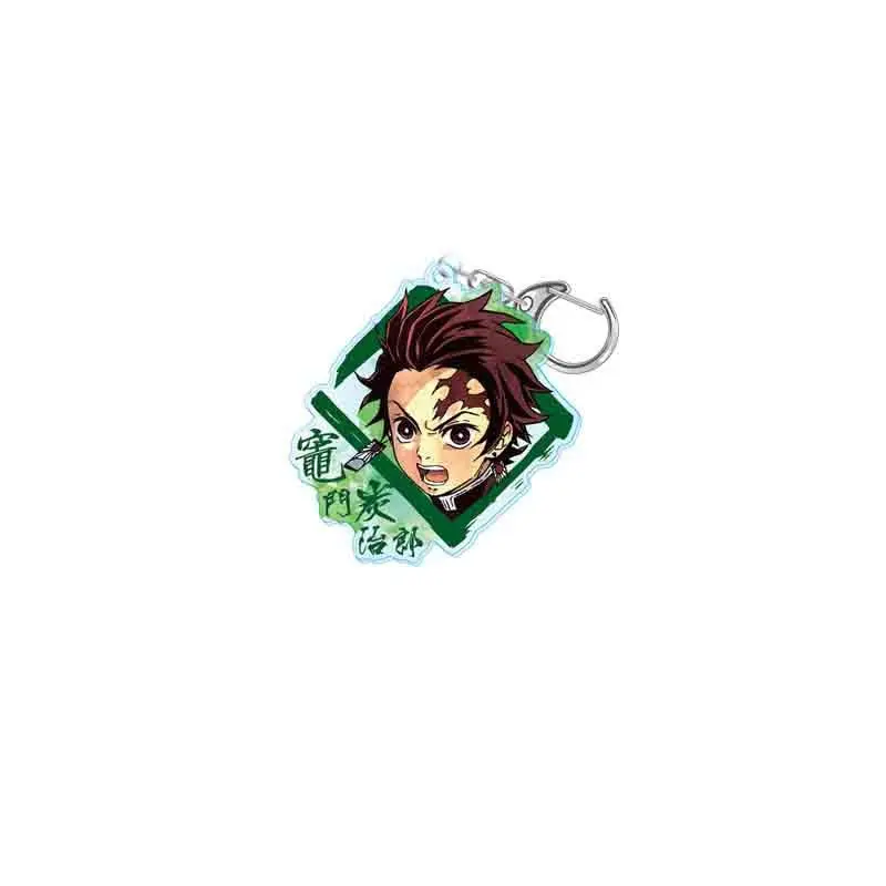 IVYYE Kimetsu no Yaiba голова моды аниме акриловый брелок на цепочке подвеска держатель