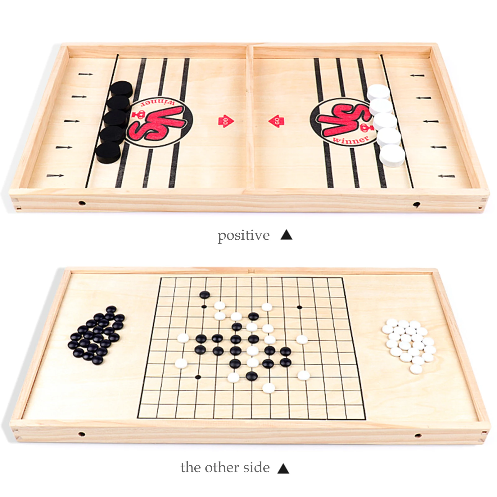 

Play Board Kit Durable Interactive Table Chess Gameplay Set For Parent-child Interactive Game Air Hockey Board Game