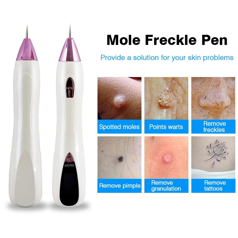 9 уровень 2000 мАч ЖК Лазерная плазменная ручка для удаления татуировок с