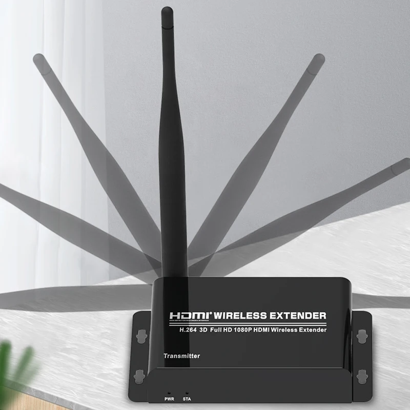 50M Wireless HDMI extender WiFi Extender Transmitter Receiver Audio Video Sender 2.4G 5GHz 1080P Support HDCP1.2 HDTV | Электроника