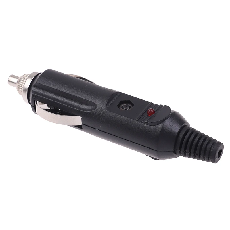 

Hot sale 12V 24V car cigarette lighter plug with light without wire socket converter