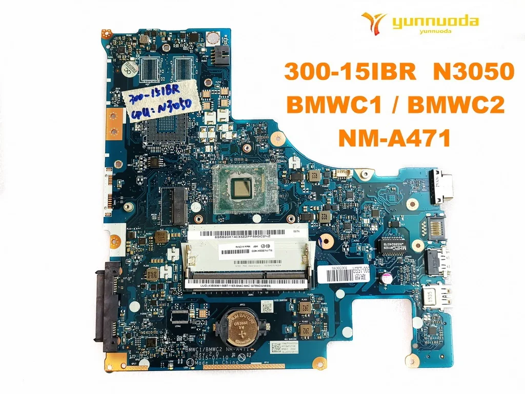 Оригинальный Для Lenovo 300 15IBR Материнская плата ноутбука N3050 BMWC1 BMWC2 NM A471 испытанное