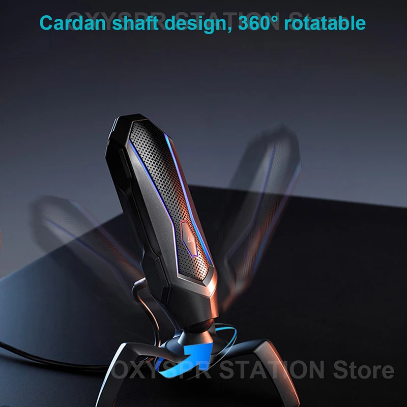 Оригинальный кардиоидный RGB-микрофон RAPOO VS300 с подсветкой профессиональный