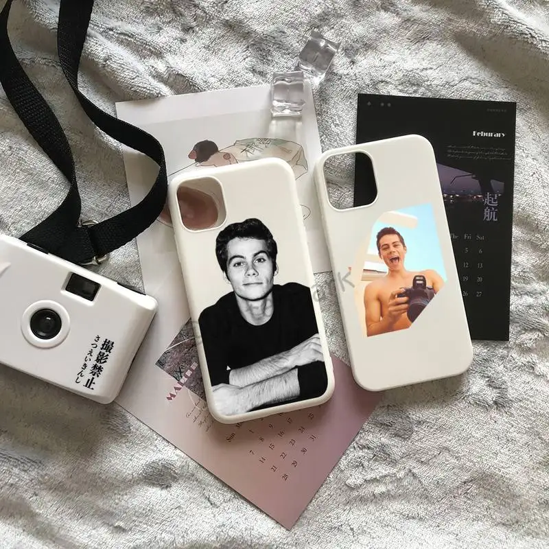 

Dylan O’Brien Teen Wolf Phone Case For IPhone 12 11 Pro Max Xs Xr X 6 6s 7 8 Plus White Candy Colors Cover