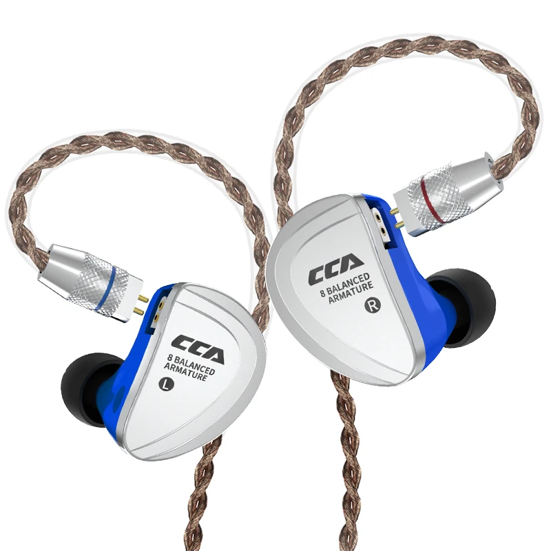 CCA C16 8BA приводов HIFI мониторинга наушники гарнитура со съемной отсоедините кабель
