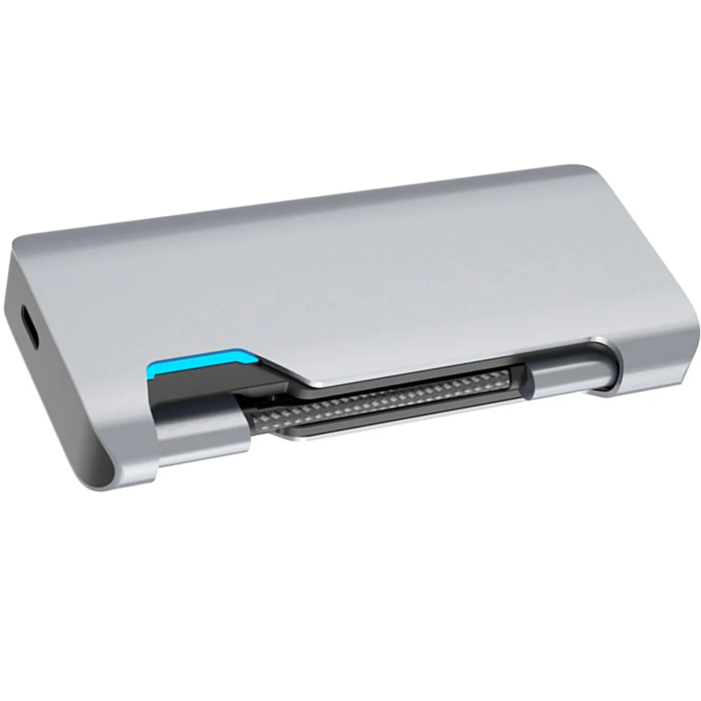Концентратор USB Type C 7 в 1 к HDMI совместимый 3 0 SD TF RJ45 PD многопортовый адаптер для