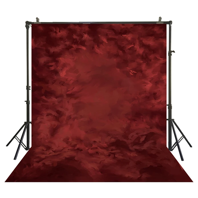 Фон для студийной фотосъемки с изображением Красного портрета абстрактной