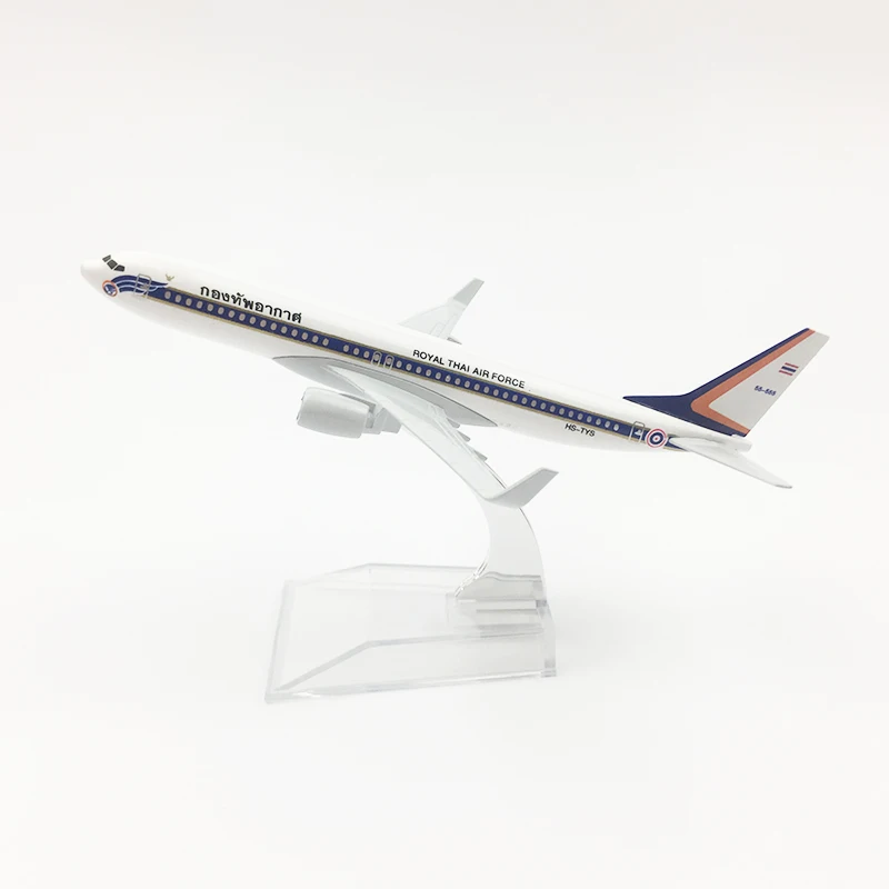 1/400 масштаб 16 см металлический самолет королевские тайские ВВС Boeing 737 Airlines модель