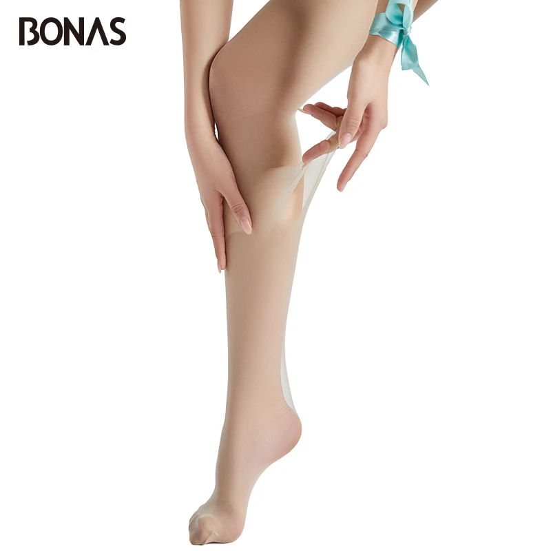 BONAS 15D женские безопасные колготки сексуальные дышащие износостойкие