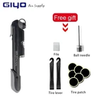 Портативный велосипедный воздушный насос GIYO ручной мини-насос41s61s, насос для накачки шин, мячей, игрушек, Schrader, Presta Valve