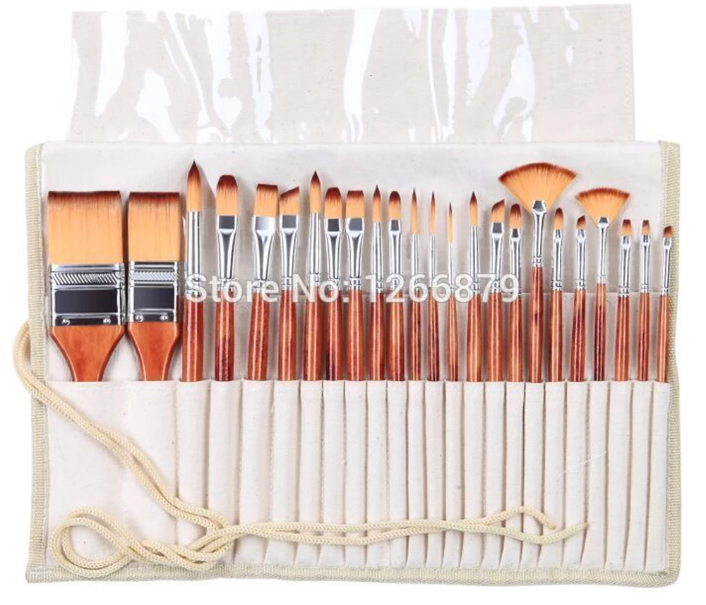 

Artsecret High Grade New Arrival 2281 Red Color Synthetic Brushes For Drawing Stationary Acrylic Painter Tool Art Supplies