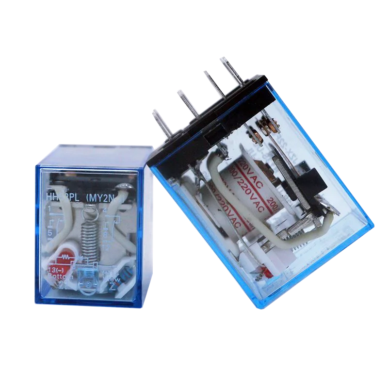 Переключатель MY2P HH52P MY2NJ универсальный DPDT Micro электромагнитный со светодиодной