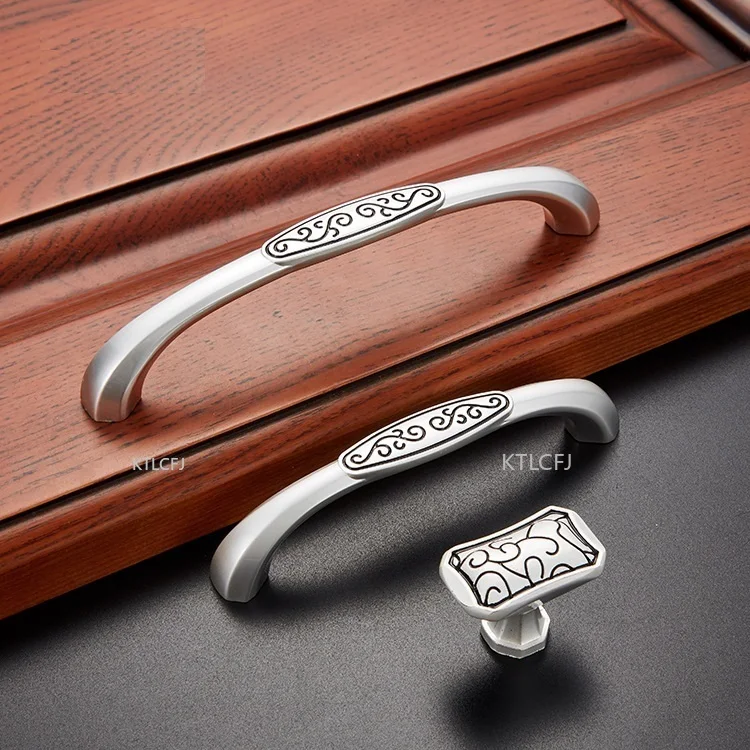 Шкафчик кухонная фурнитура ручка для шкафа мебель из цинкового сплава в