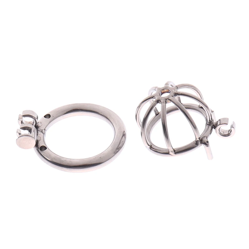 Мужская клетка верности из нержавеющей стали с замком