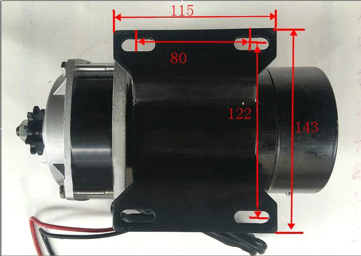 MY1122ZXF 650W 48V 36V 24V electric tricycle motors DC gear brushed motor bike kit | Спорт и развлечения