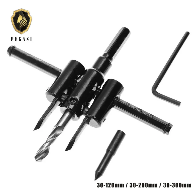 Регулируемый кольцевой отверстие из легированной стали 120 мм 200 300 пила для