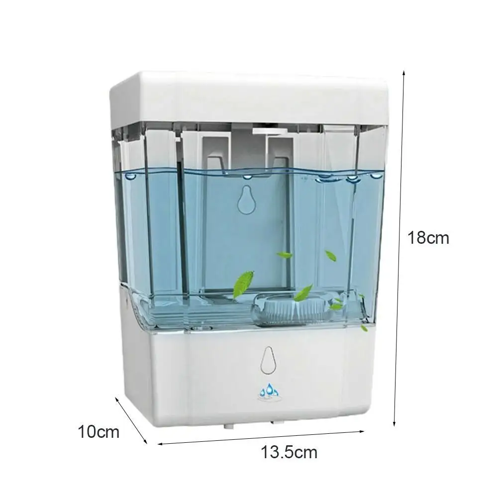 

900ml Capacity Automatic Soap Dispenser Touchless Sensor Sanitizer Kitchen Hand Mounted Bathroom Tools Dispenser Wall Deter G0W0