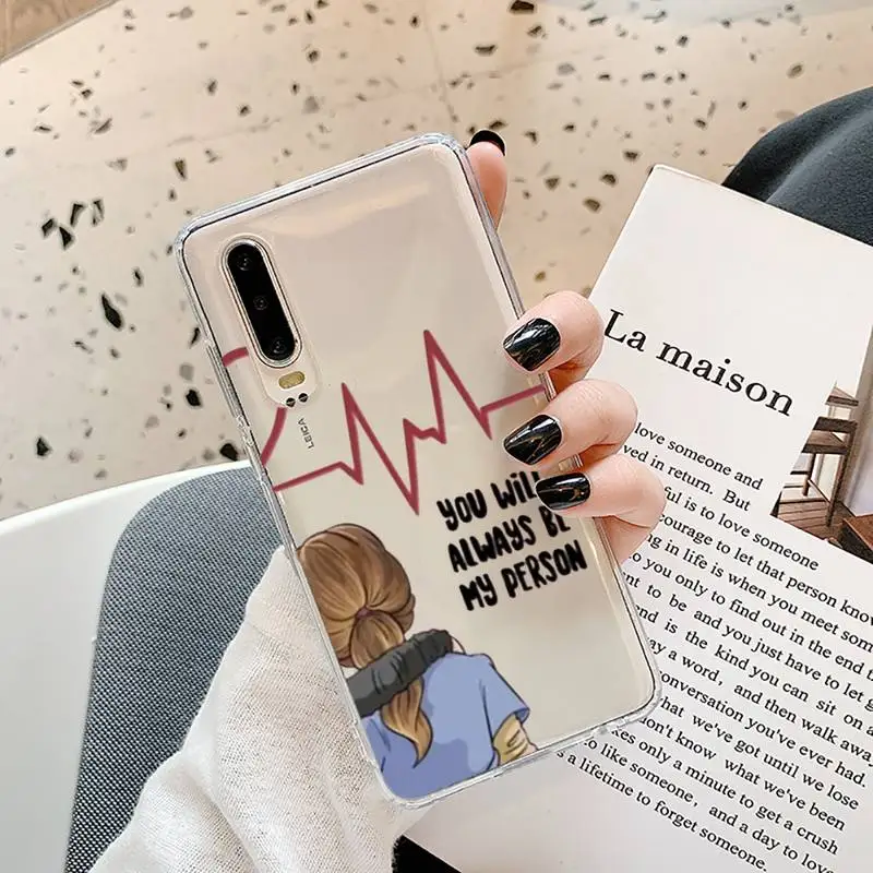 

Greys Anatomy Phone Cases Transparent for Samsung A71 S9 10 20 HUAWEI p30 40 honor 10i 8x xiaomi note 8 Pro 10t 11